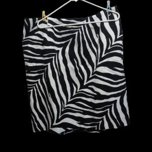Talbot's size 20 zebra pencil skirt